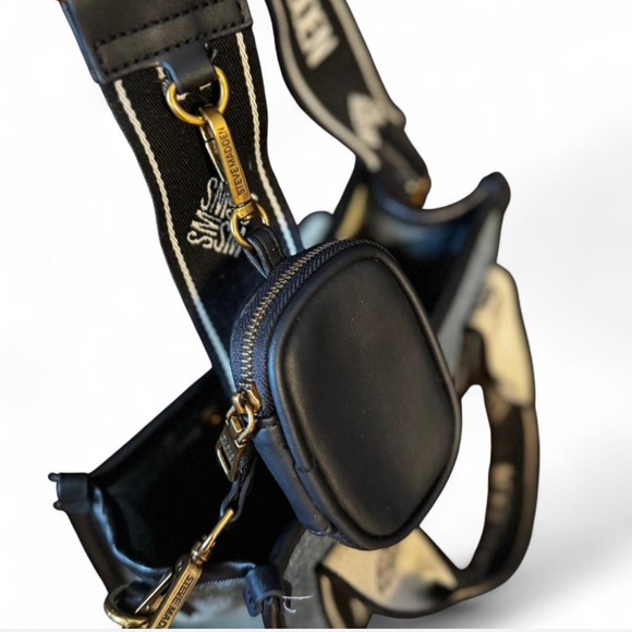 Steve Madden Denim Crossbody Tote - Picture 5 of 6